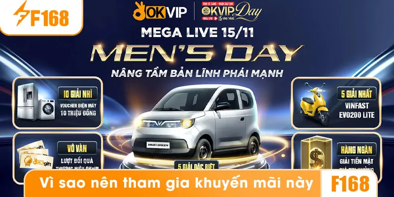 OKVIP MEGALIVE NGÀY 15 – Sự Kiện Trao Thưởng Đẳng Cấp Từ Hệ Thống OKVIP 7 Vì sao nên tham gia chương trình khuyến mãi okvip megalive ngày 15?